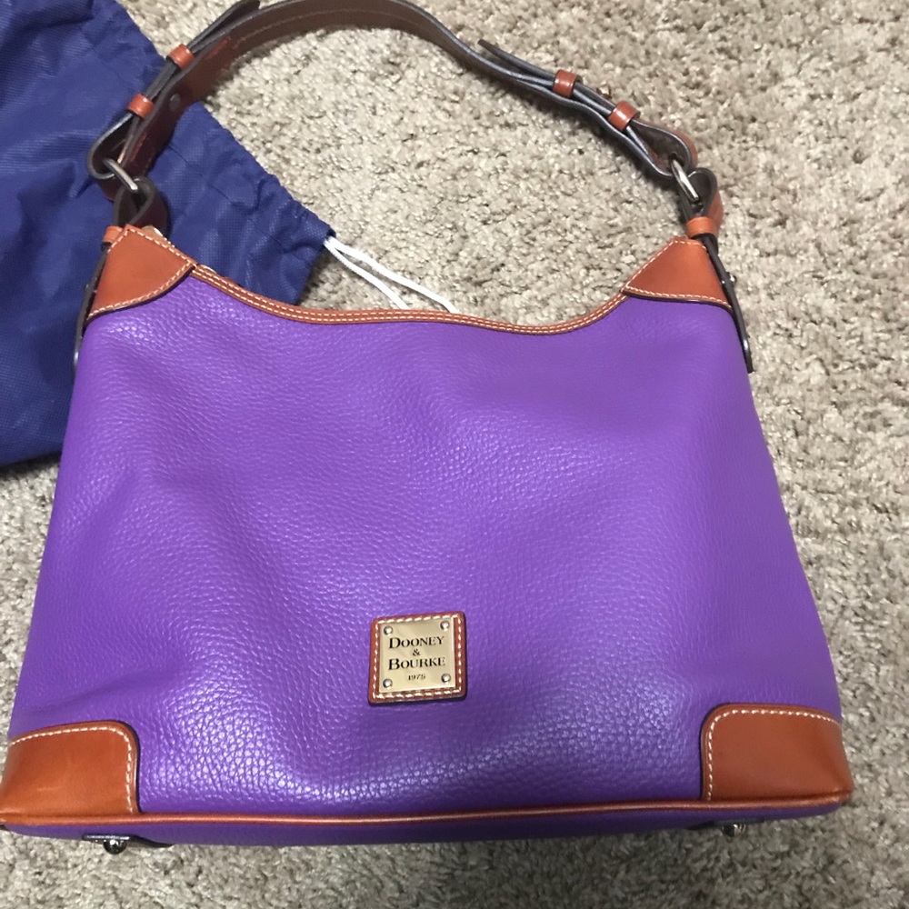 Dooney and Burke Violet Shoulder Purse